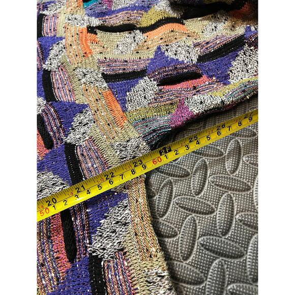 90s vintage St. Croix Shop oversized‎ coogi style jumper abstract design size M - Picture 7 of 8